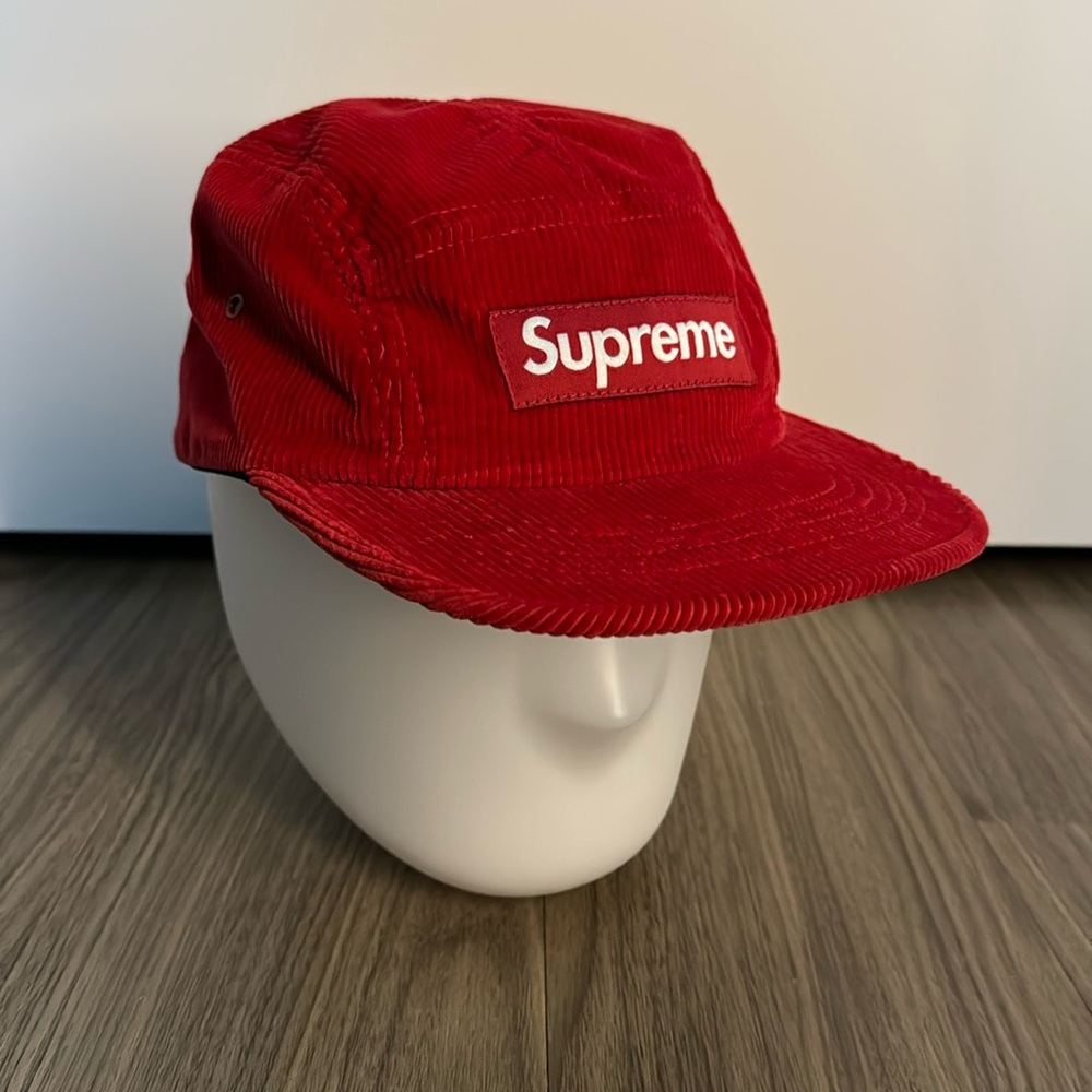 Supreme Camp 5 - Panel Corduroy Hat 2015